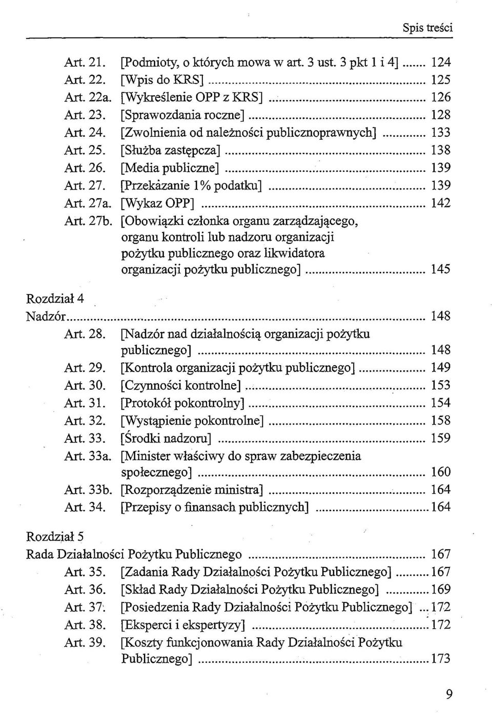 27b. [Obowiązki członka organu zarządzającego, organu kontroli lub nadzoru organizacji pożytku publicznego oraz likwidatora organizacji pożytku publicznego].... 145 Nadzór... 148 Art. 28.