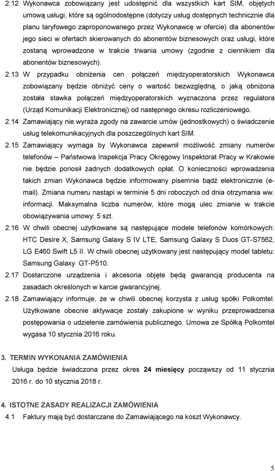 biznesowych). 2.