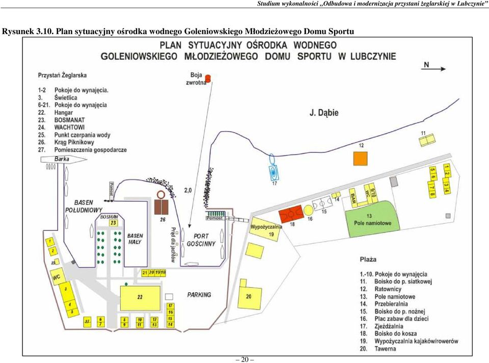 ośrodka wodnego