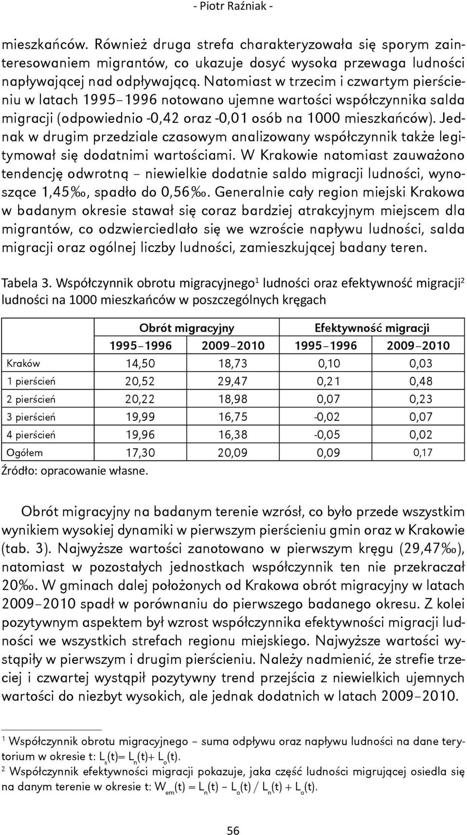 Jednak w drugim przedziale czasowym analizowany współczynnik także legitymował się dodatnimi wartościami.