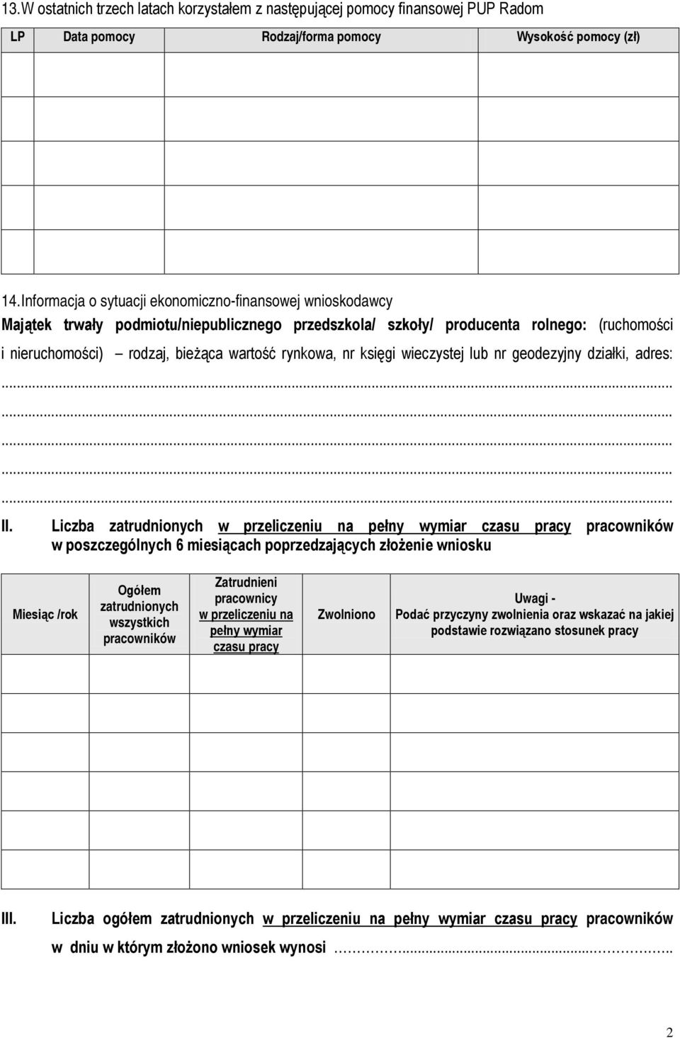 nr księgi wieczystej lub nr geodezyjny działki, adres: II.