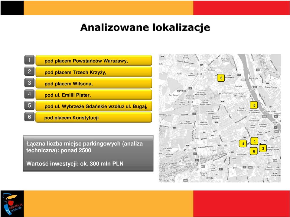 Wybrzeże Gdańskie wzdłuż ul.