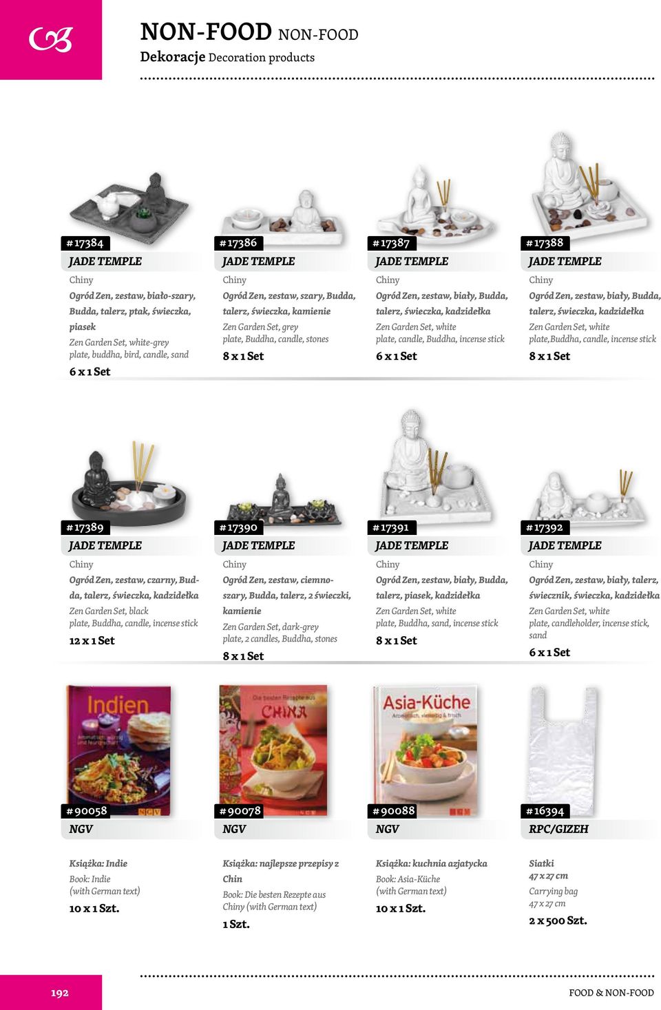 Set, white plate, candle, Buddha, incense stick 6 x 1 Set Ogród Zen, zestaw, biały, Budda, talerz, świeczka, kadzidełka Zen Garden Set, white plate,buddha, candle, incense stick 8 x 1 Set # 17389 #