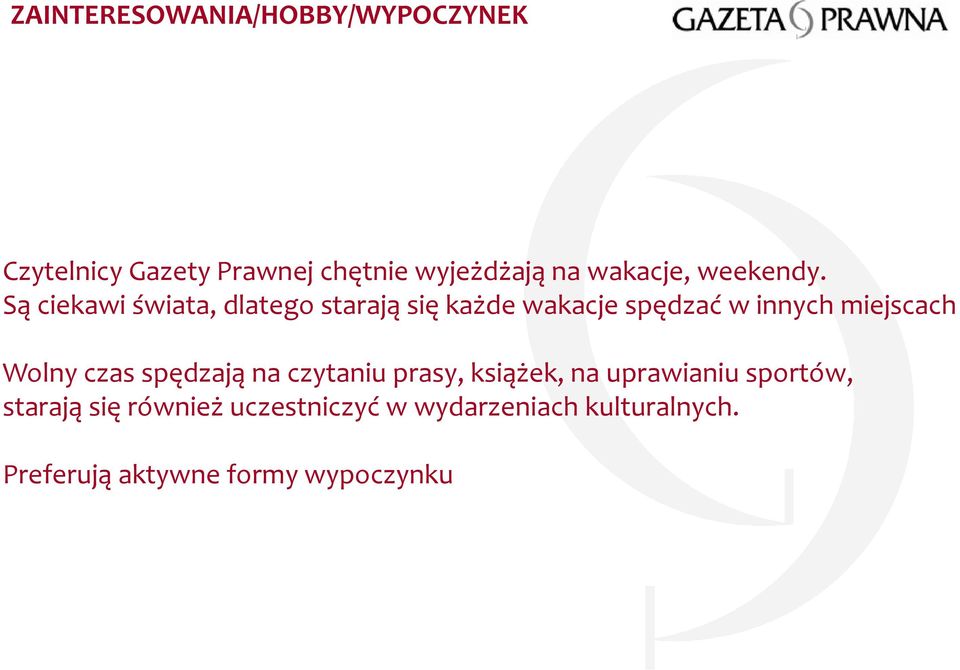 Są ciekawi świata, dlatego starają się każde wakacje spędzać w innych miejscach Wolny