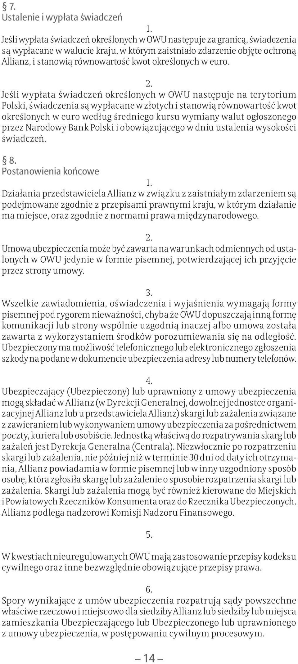 określonych w euro. 2.
