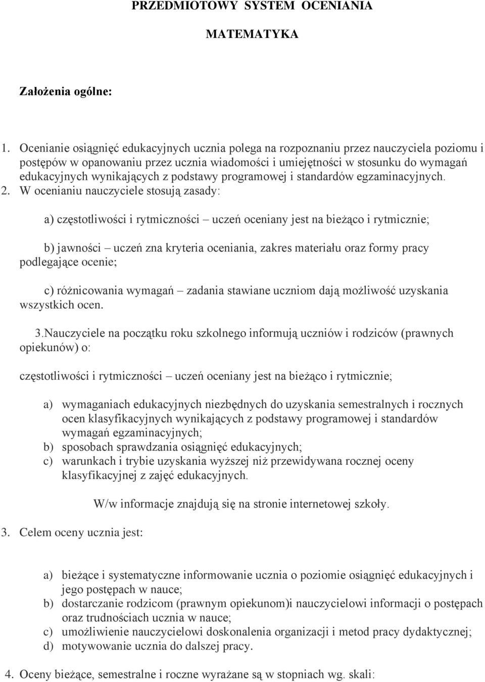prgramwej i standardów egzaminacyjnych. 2.