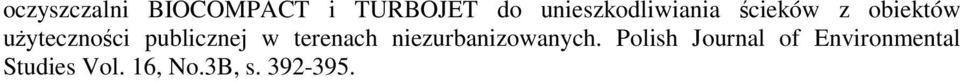 publicznej w terenach niezurbanizowanych.