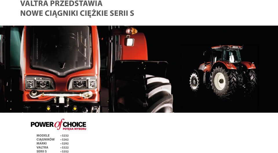 Modele ciągników marki