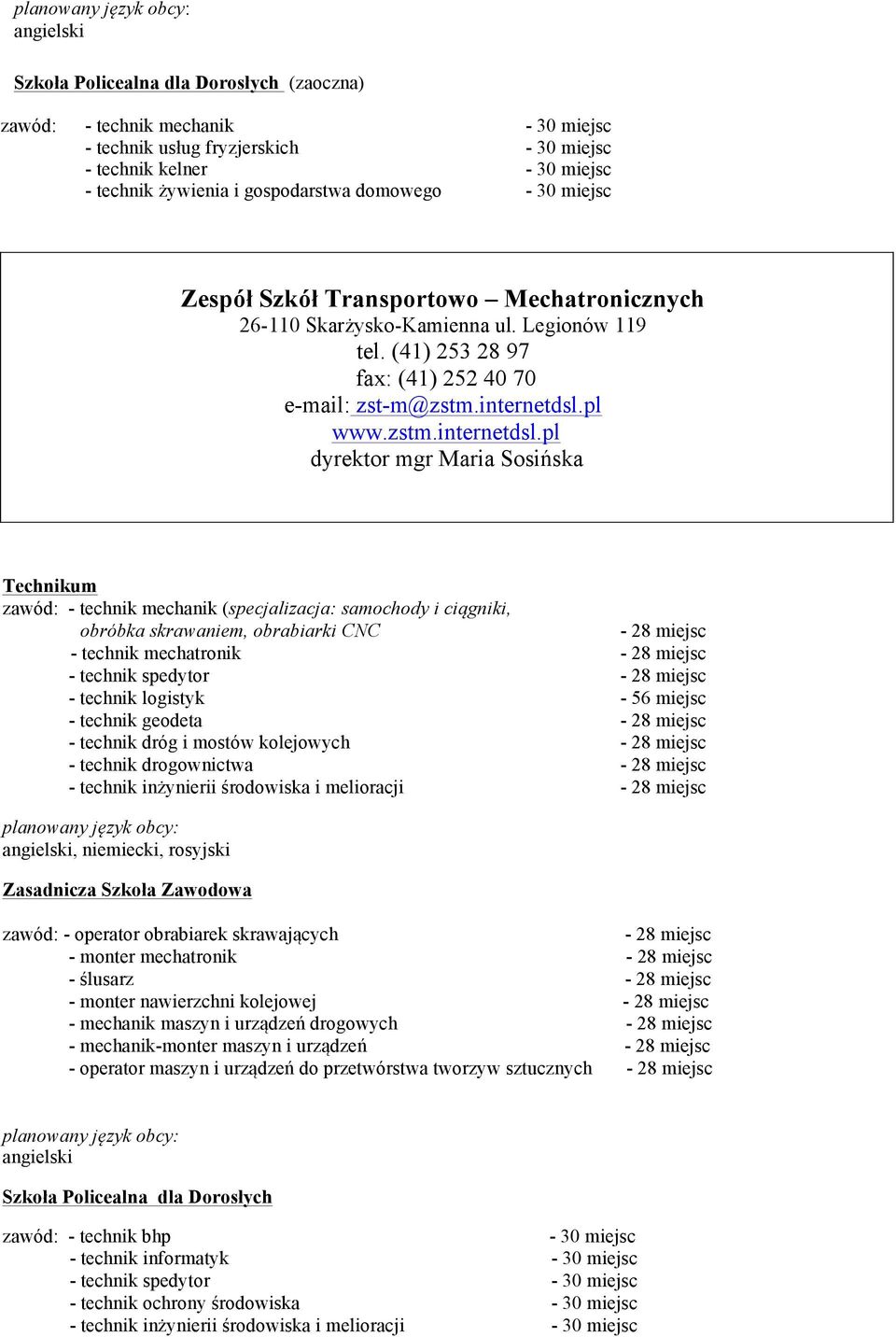 pl www.zstm.internetdsl.