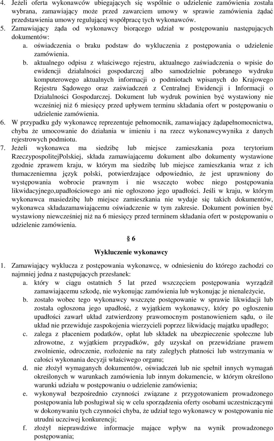oświadczenia o br