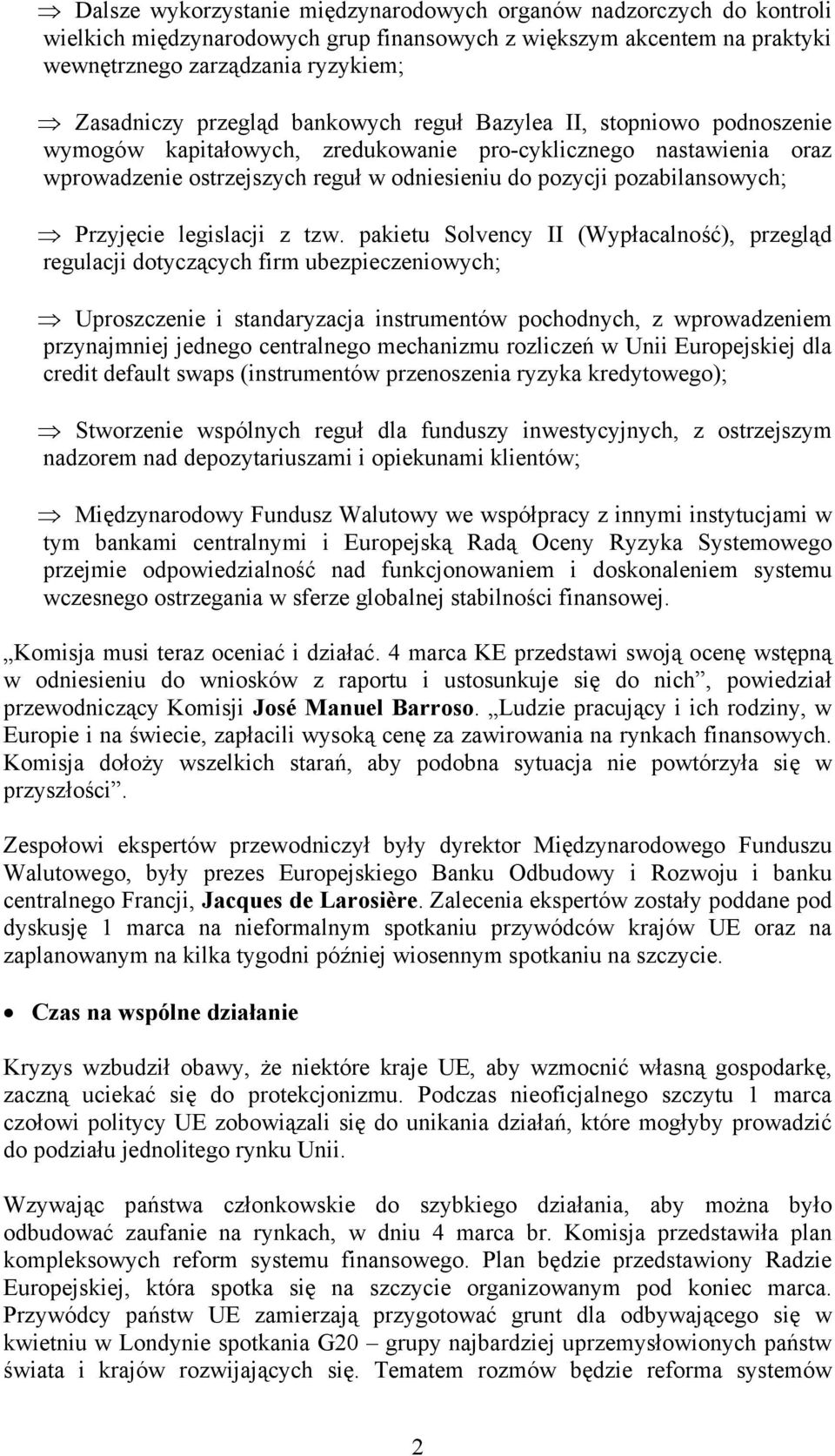 Przyjęcie legislacji z tzw.
