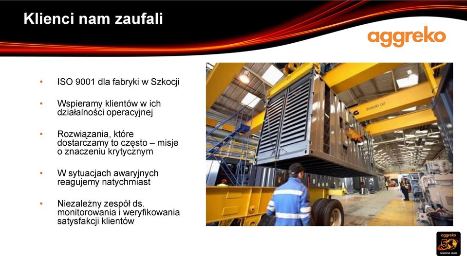 misje o znaczeniu krytycznym W sytuacjach awaryjnych reagujemy
