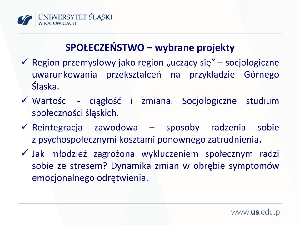 Socjologiczne studium społeczności śląskich.