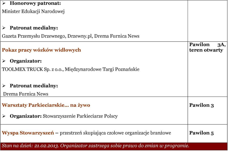 az pracy wózków widłow