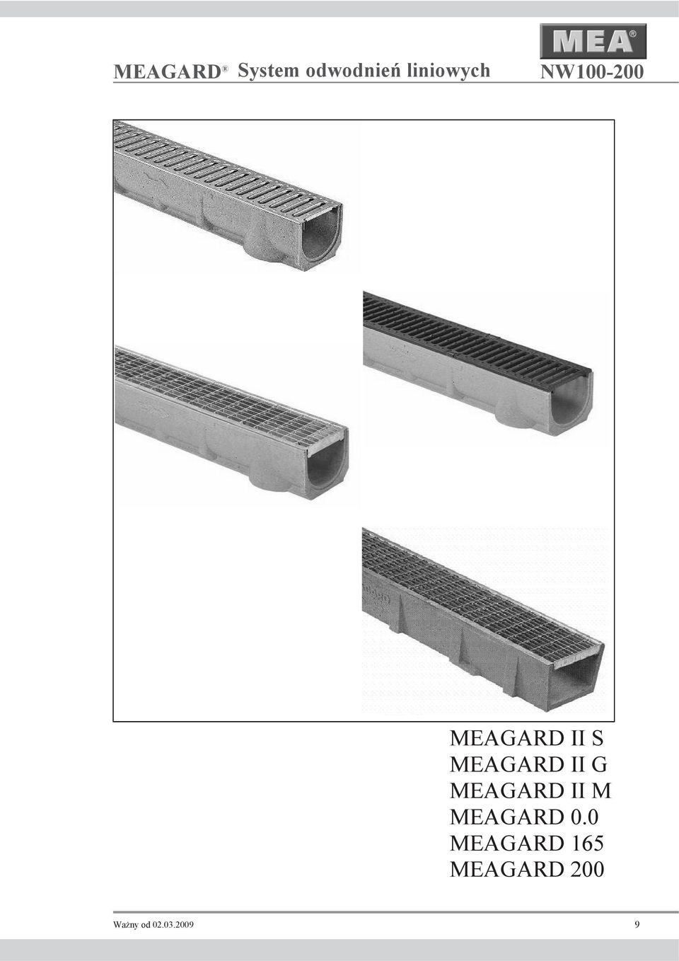 S MEAGARD II G MEAGARD II M