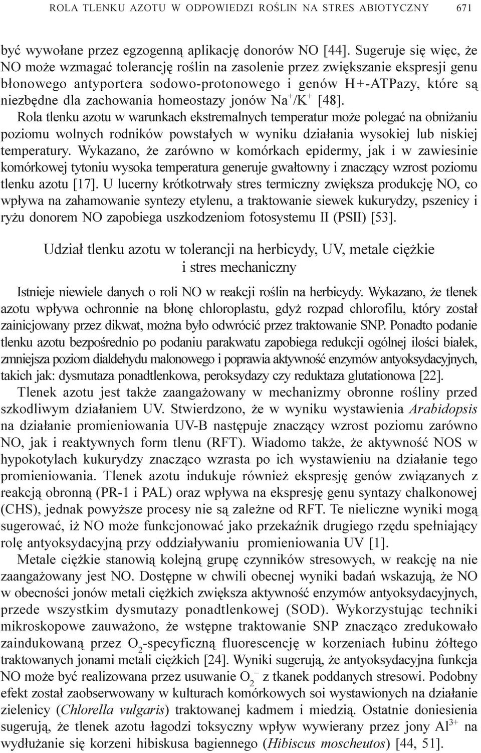 homeostazy jonów Na + /K + [48].