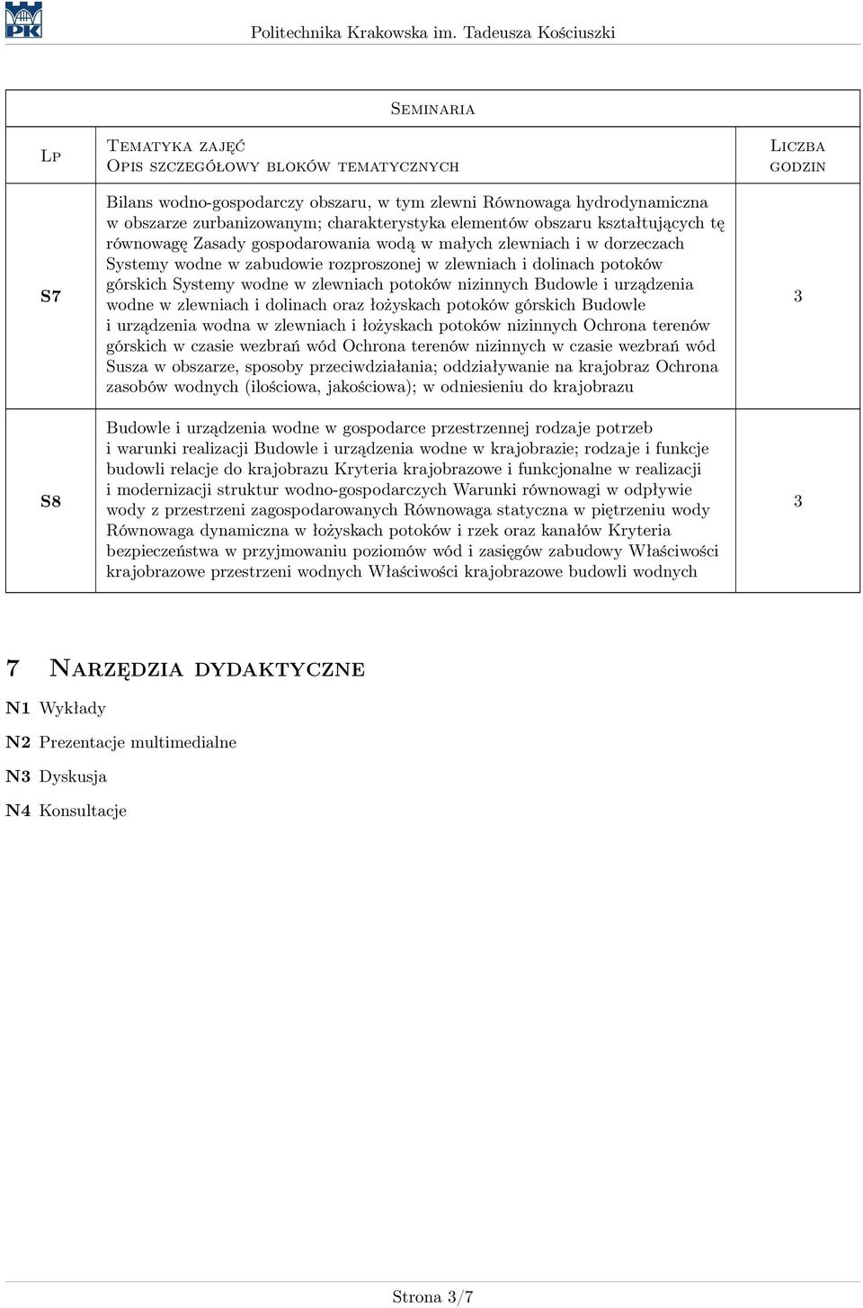 zlewniach potoków nizinnych Budowle i urządzenia wodne w zlewniach i dolinach oraz łożyskach potoków górskich Budowle i urządzenia wodna w zlewniach i łożyskach potoków nizinnych Ochrona terenów