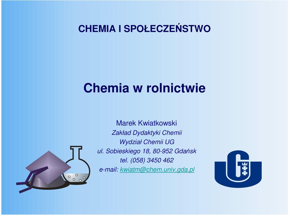 Wydział Chemii UG ul.