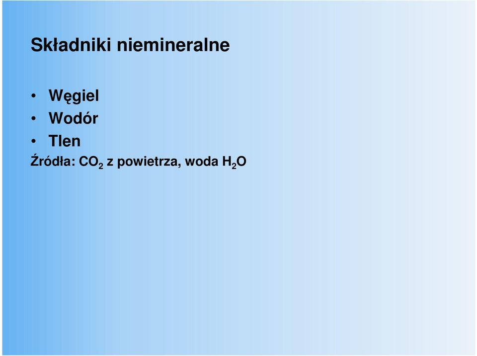 Wodór Tlen Źródła:
