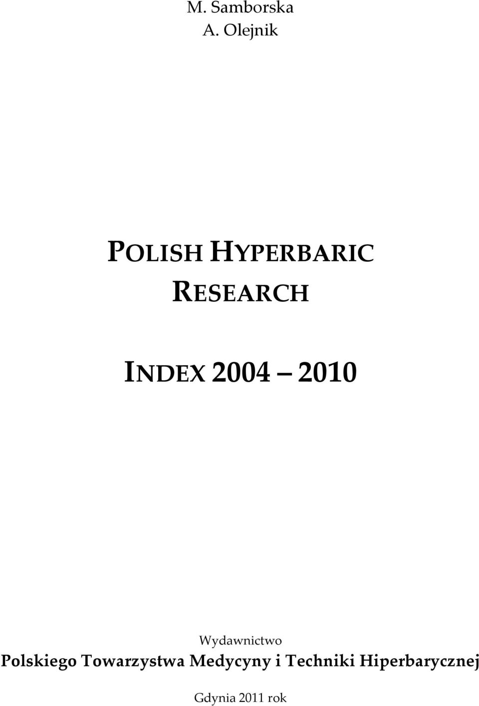 INDEX 2004 2010 Wydawnictwo Polskiego