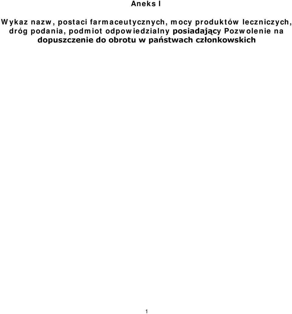 podmiot odpowiedzialny posiadający Pozwolenie