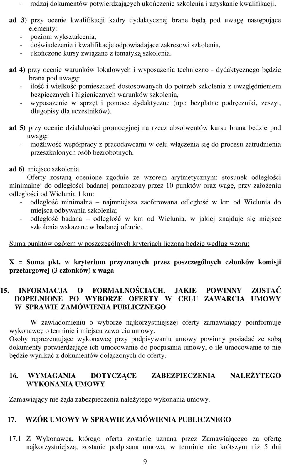 kursy związane z tematyką szkolenia.