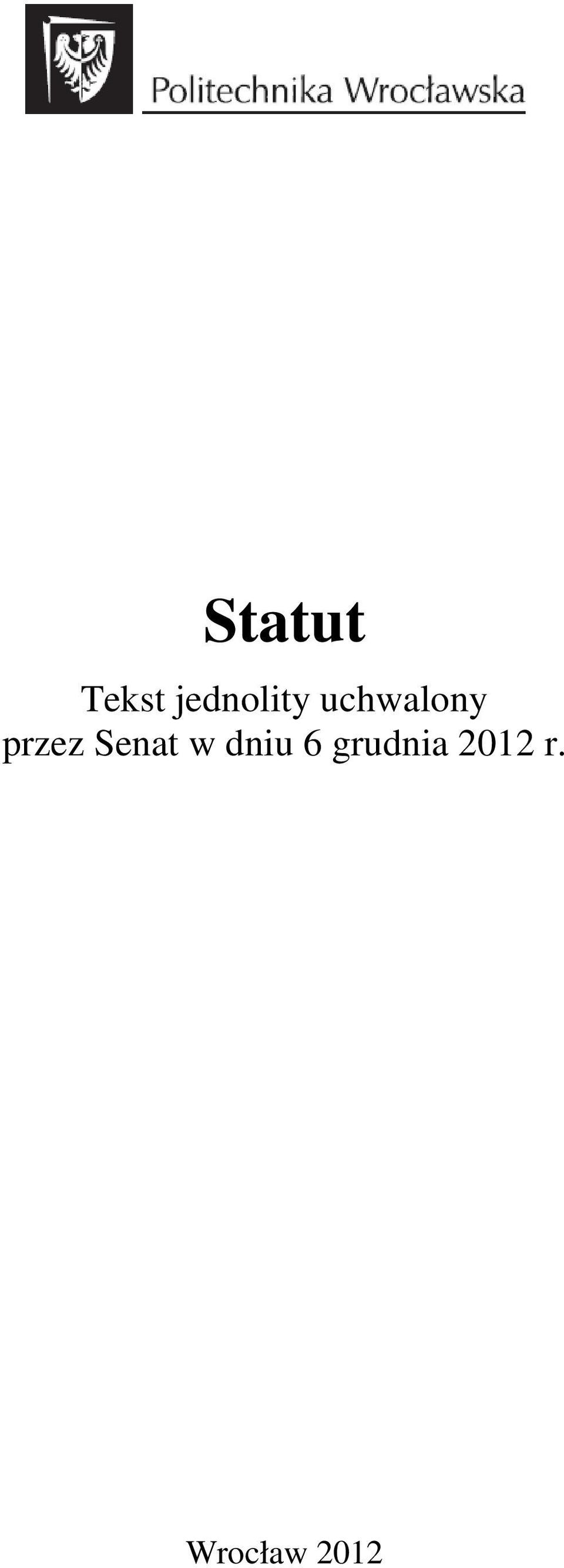 przez Senat w dniu 6