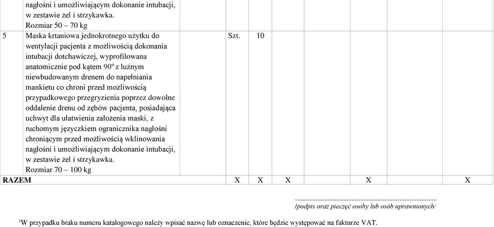 mankietu co chroni przed możliwością przypadkowego przegryzienia poprzez dowolne oddalenie drenu od zębów pacjenta, posiadająca uchwyt dla ułatwienia założenia