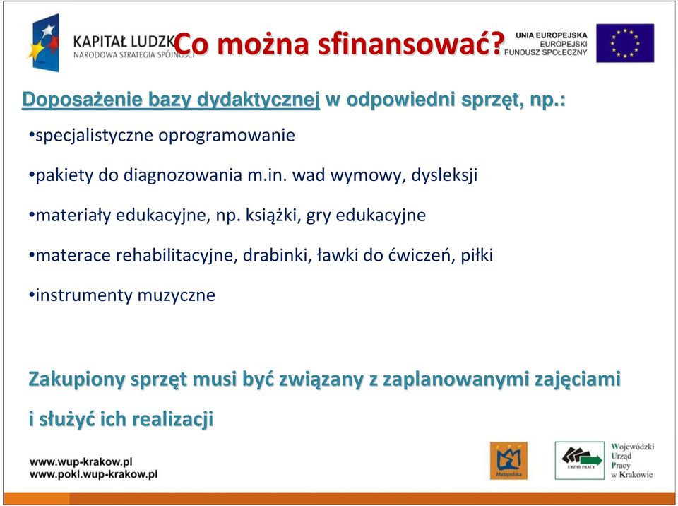 wad wymowy, dysleksji materiały edukacyjne, np.