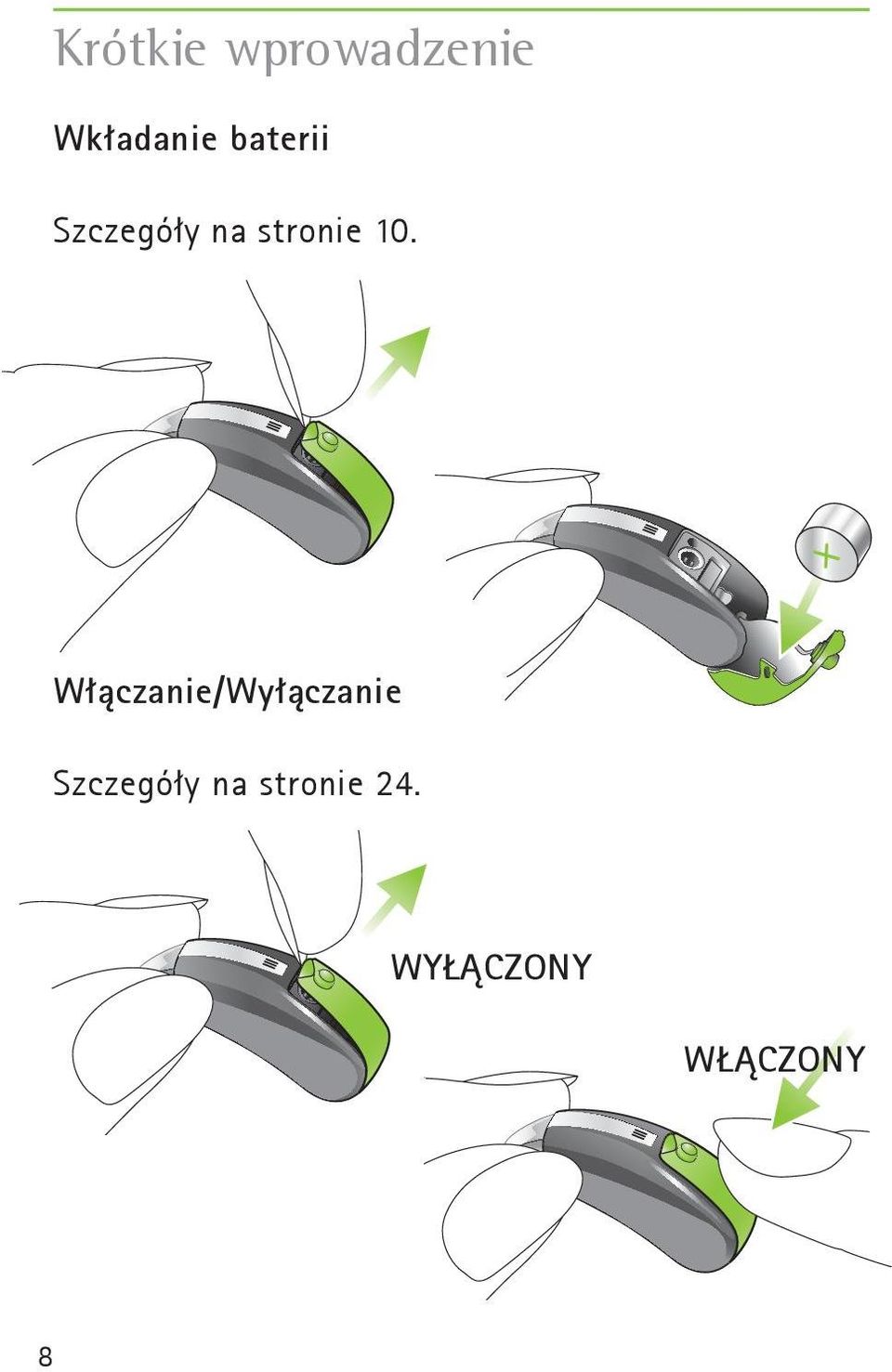 Włączanie/Wyłączanie Szczegóły
