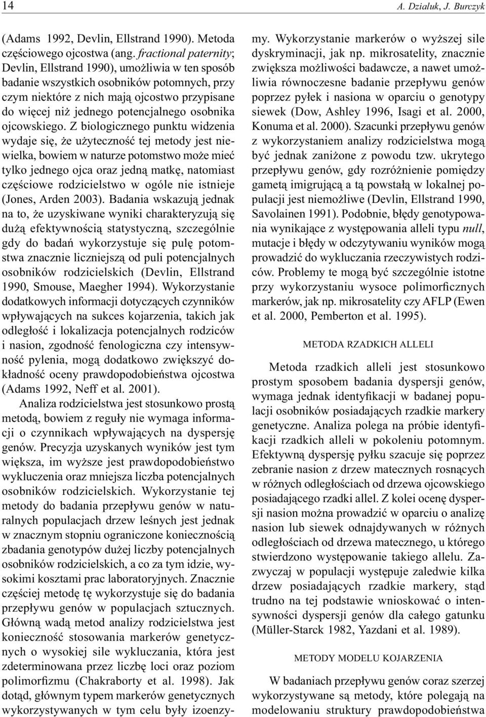 osobnika ojcowskiego.