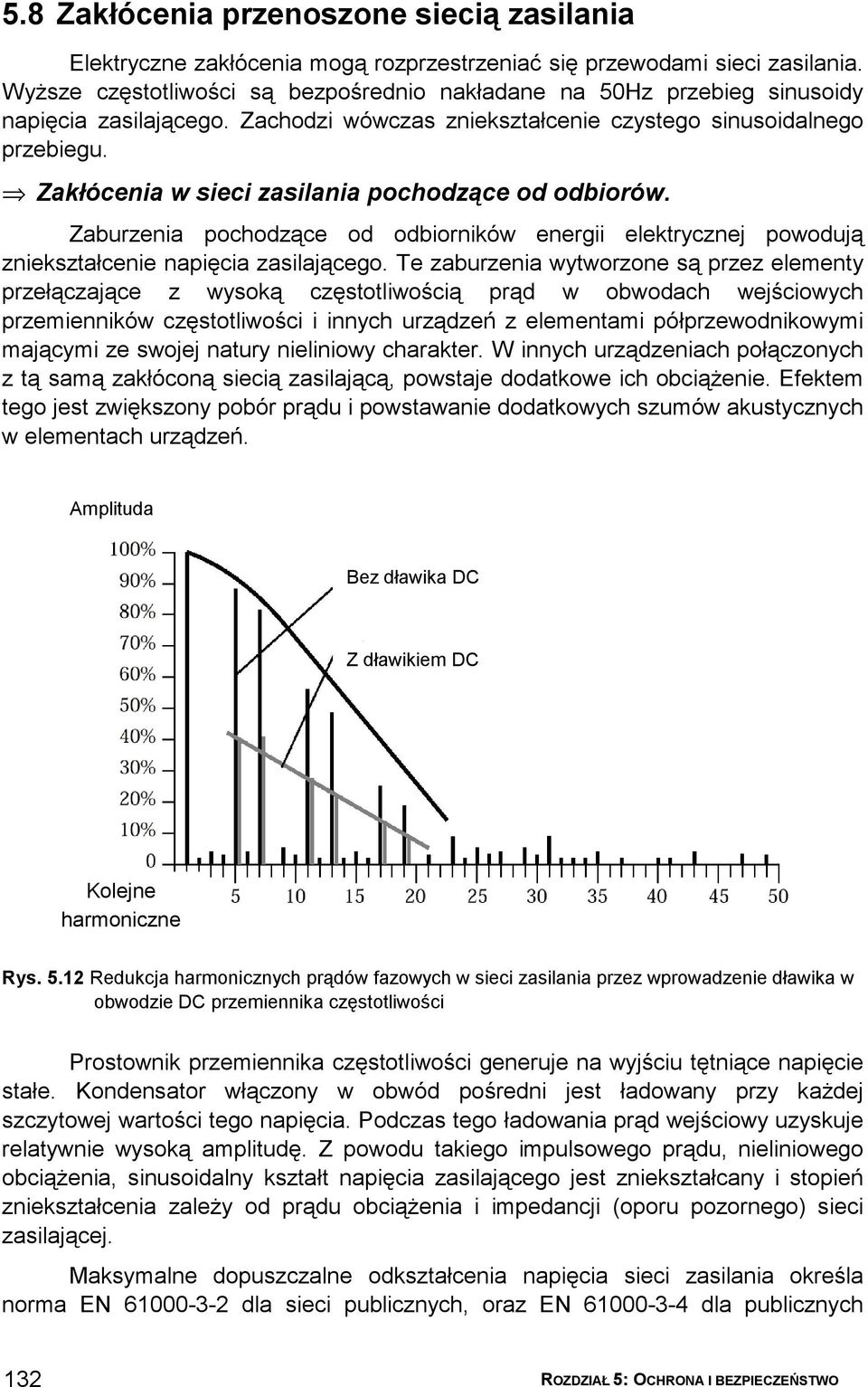 Zakłócenia w sieci zasilania pochodzące od odbiorów. Zaburzenia pochodzące od odbiorników energii elektrycznej powodują zniekształcenie napięcia zasilającego.