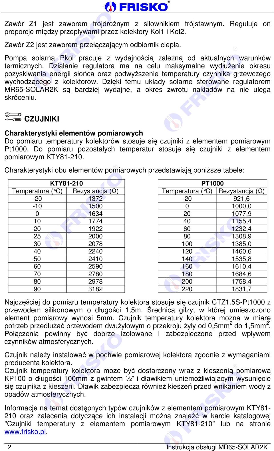 Działanie regulatora ma na celu maksymalne wydłużenie okresu pozyskiwania energii słońca oraz podwyższenie temperatury czynnika grzewczego wychodzącego z kolektorów.