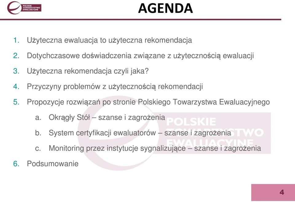 Przyczyny problemów z użytecznością rekomendacji 5.
