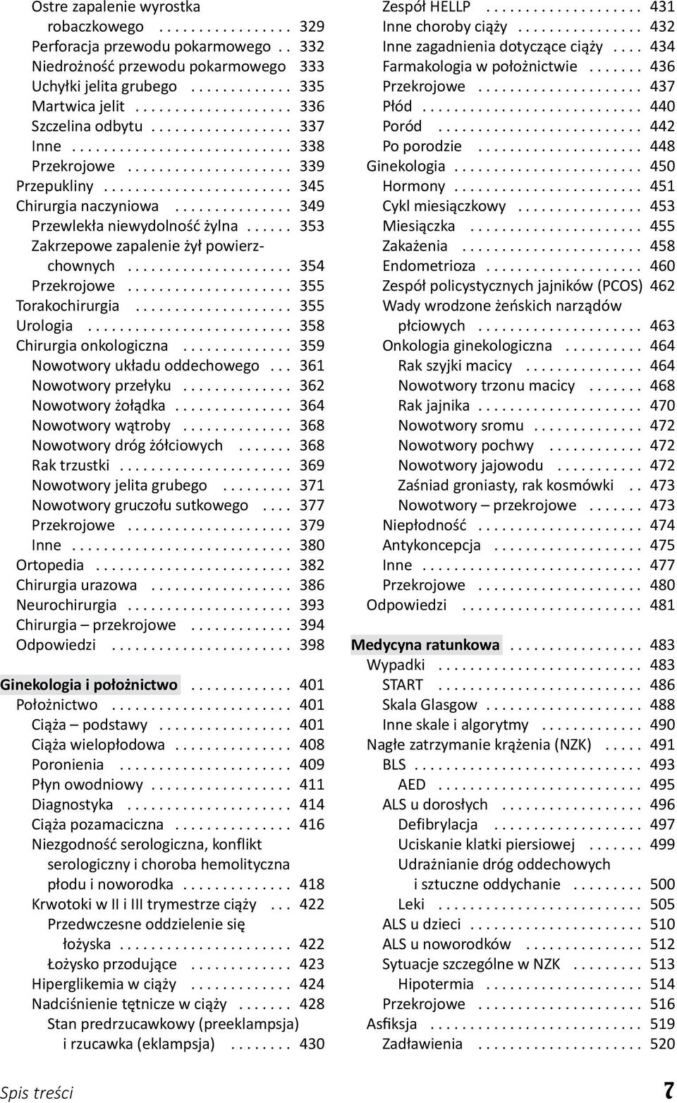 .. 355 Urologia... 358 Chirurgia onkologiczna... 359 Nowotwory układu oddechowego... 361 Nowotwory przełyku... 362 Nowotwory żołądka... 364 Nowotwory wątroby... 368 Nowotwory dróg żółciowych.