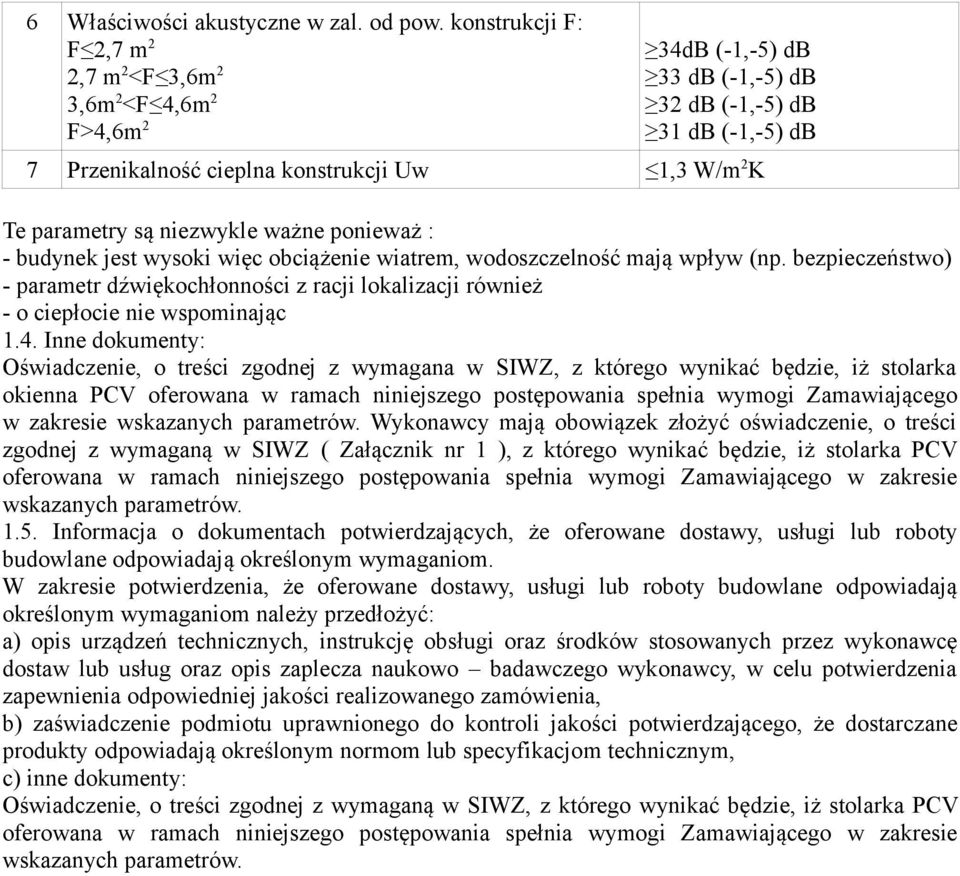 są niezwykle ważne ponieważ : - budynek jest wysoki więc obciążenie wiatrem, wodoszczelność mają wpływ (np.