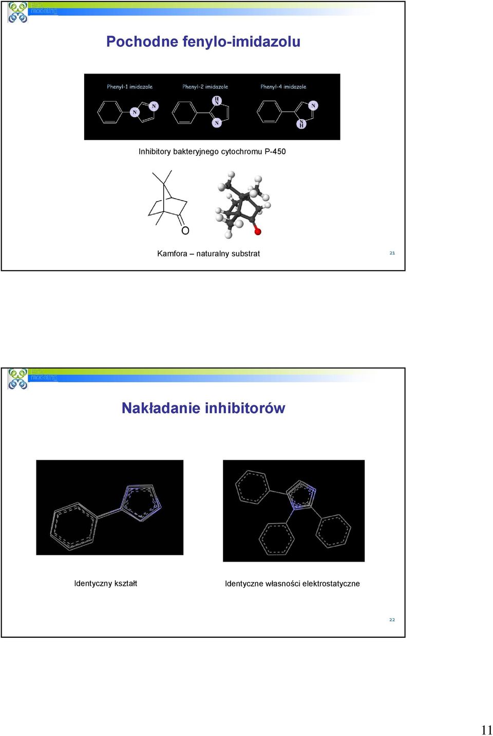 naturalny substrat 21 Nakładanie inhibitorów