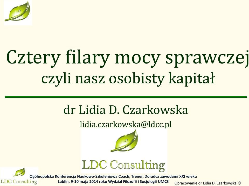 osobisty kapitał dr Lidia