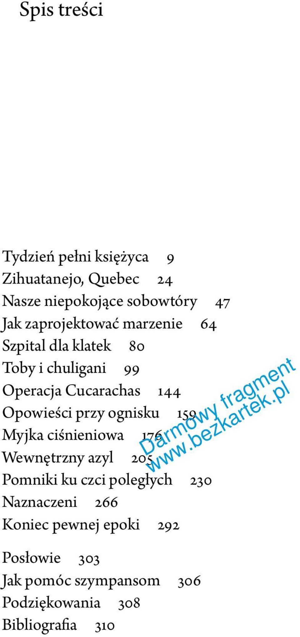 Opowieści przy ognisku 159 Myjka ciśnieniowa 176 Wewnętrzny azyl 205 Pomniki ku czci poległych 230