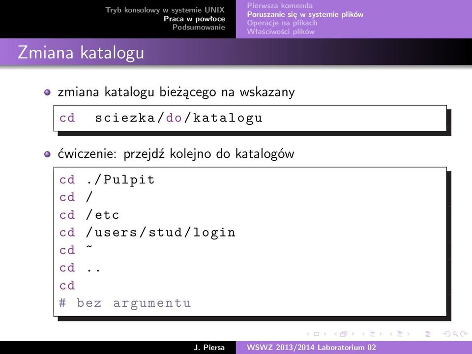 przejdź kolejno do katalogów cd.