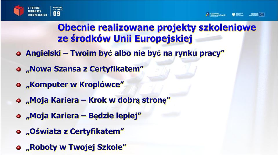 Szansa z Certyfikatem Komputer w Kroplówce Moja Kariera Krok w