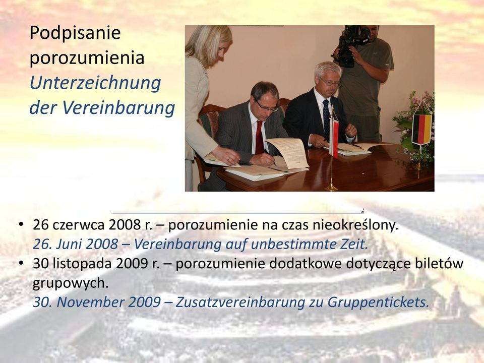 Juni 2008 Vereinbarung auf unbestimmte Zeit. 30 listopada 2009 r.