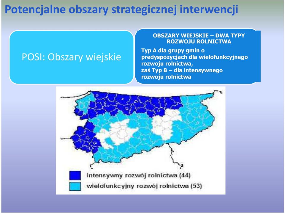 predyspozycjach dla wielofunkcyjnego rozwoju