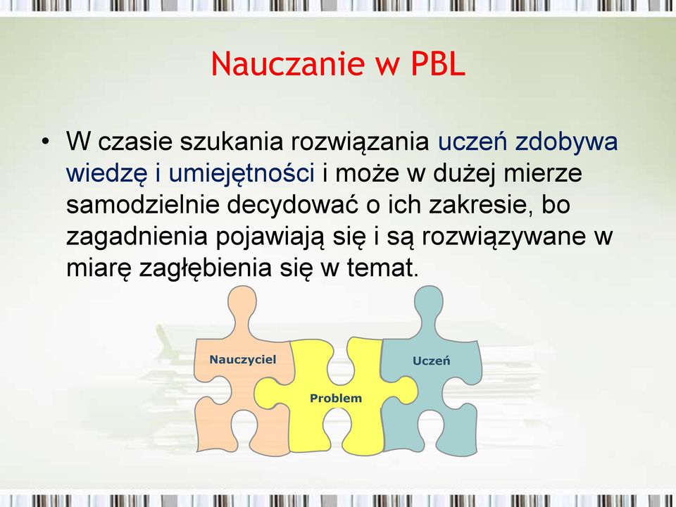 decydować o ich zakresie, bo zagadnienia pojawiają się i są