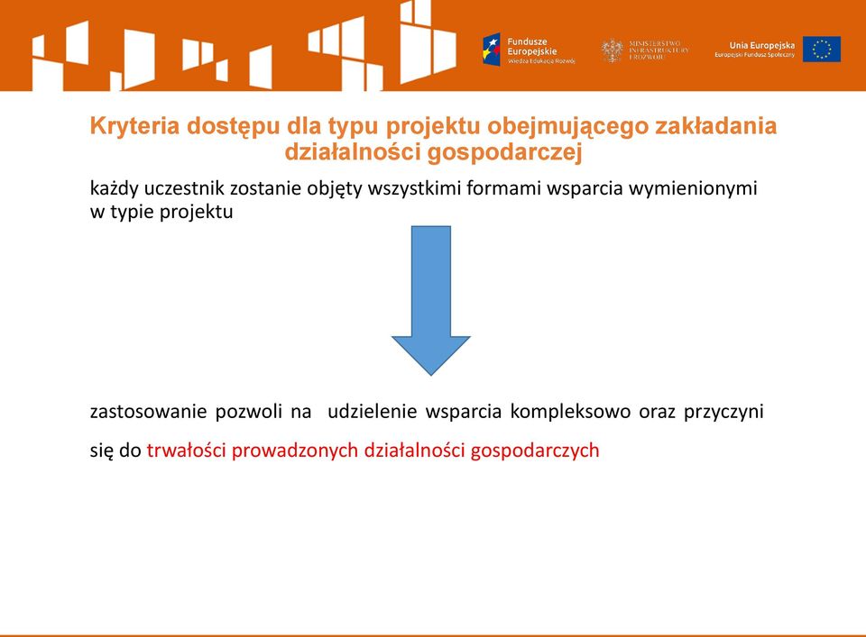 wymienionymi w typie projektu zastosowanie pozwoli na udzielenie wsparcia