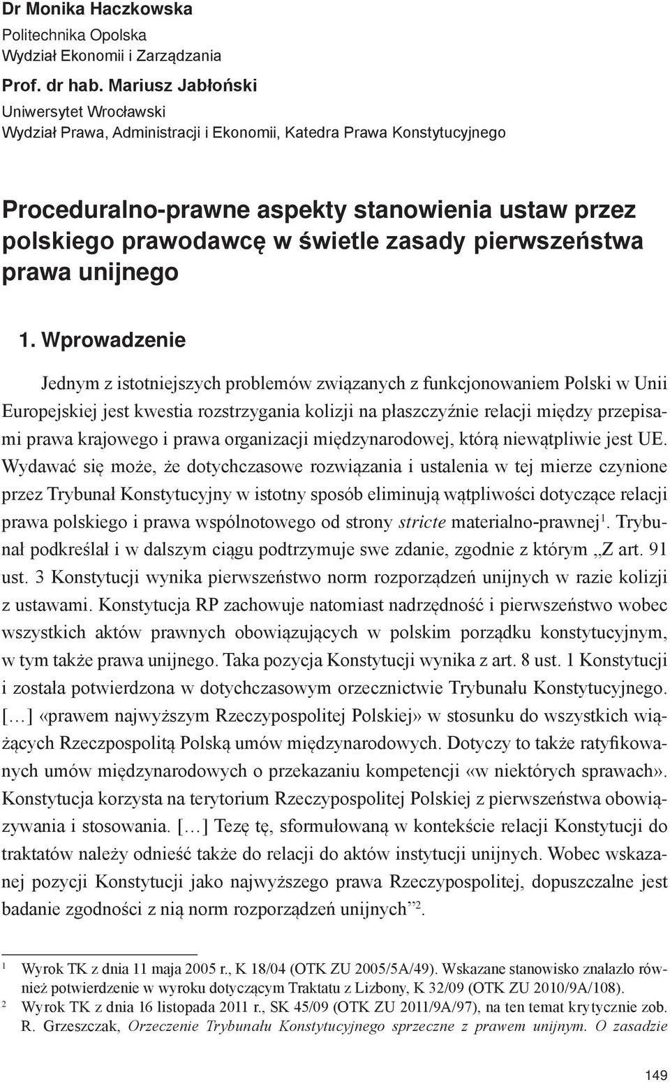 zasady pierwszeństwa prawa unijnego 1.