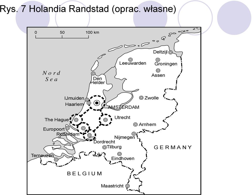 Groningen Assen IJmuiden Haarlem AMSTERDAM Zwolle The Hague