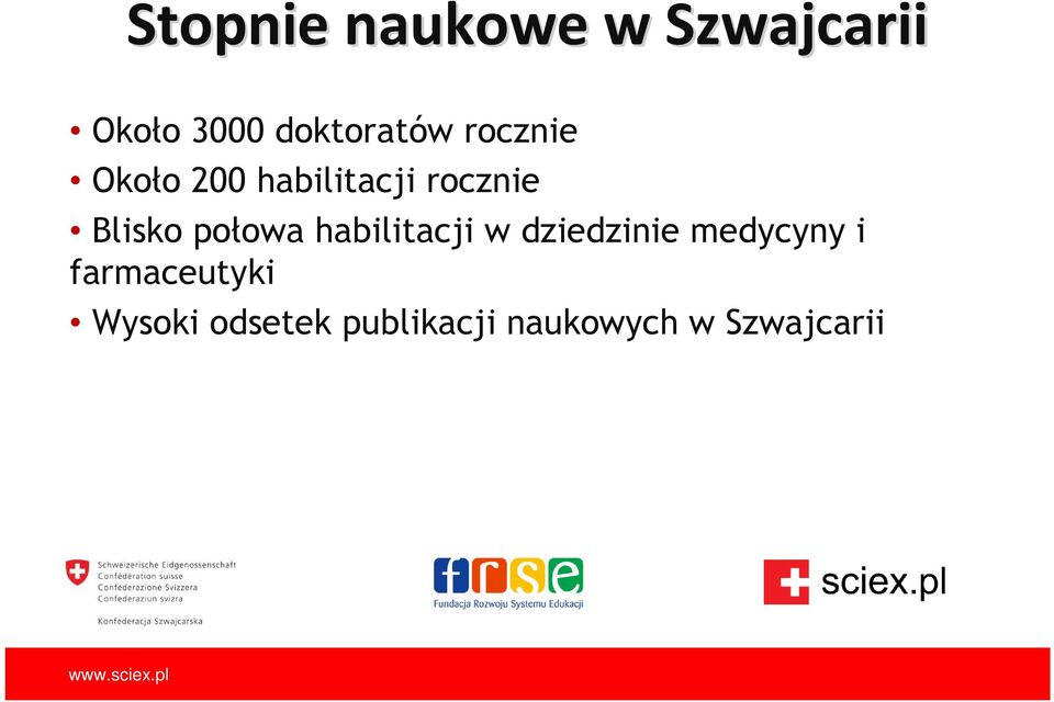 Blisko połowa habilitacji w dziedzinie medycyny i
