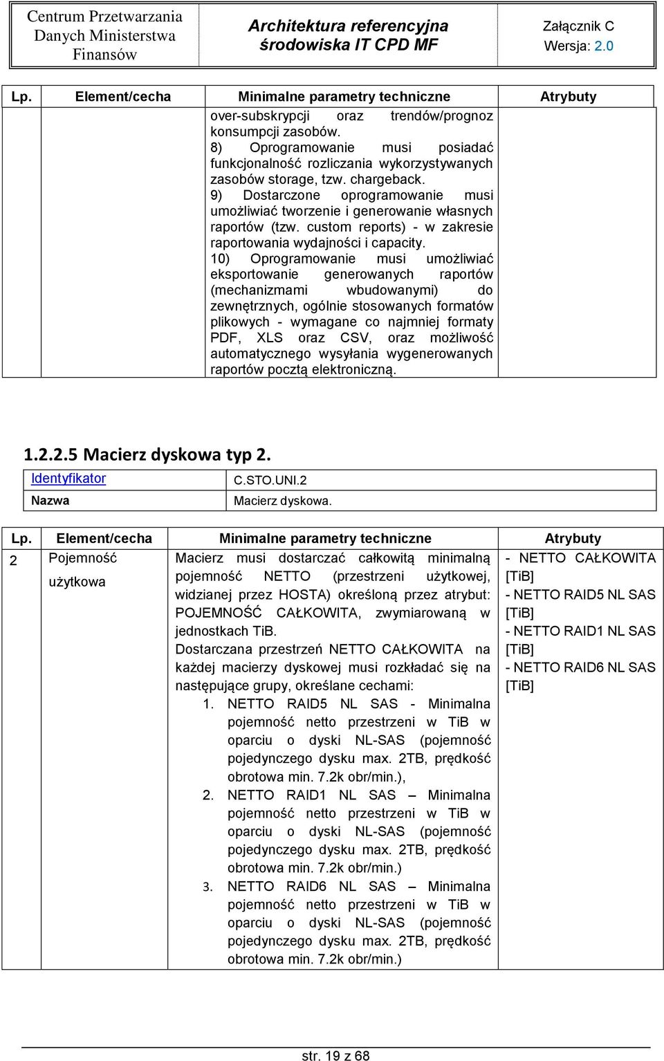 9) Dostarczone oprogramowanie musi umożliwiać tworzenie i generowanie własnych raportów (tzw. custom reports) - w zakresie raportowania wydajności i capacity.