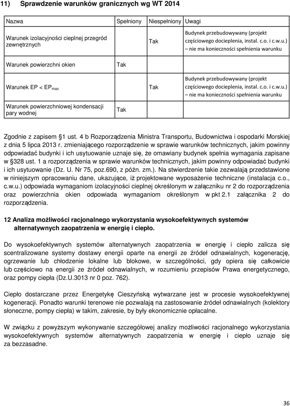 4 b Rozporządzenia Ministra Transportu, Budownictwa i ospodarki Morskiej z dnia 5 lipca 2013 r.